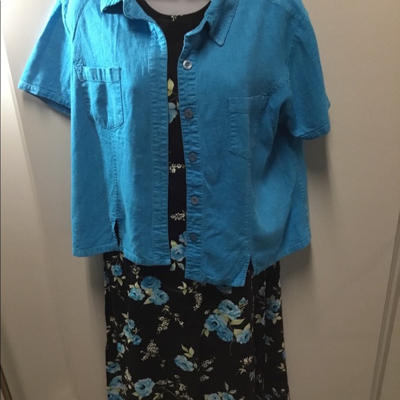 2 piece sleeveless midi dress with matching short sleeved jacket - Picture 2 of 11